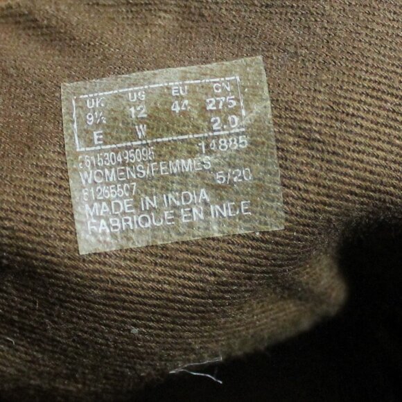 CLARKS Collection Camzin Grace Brown Leather Chukka Desert Ankle Boots, Size 12 - Picture 7 of 9